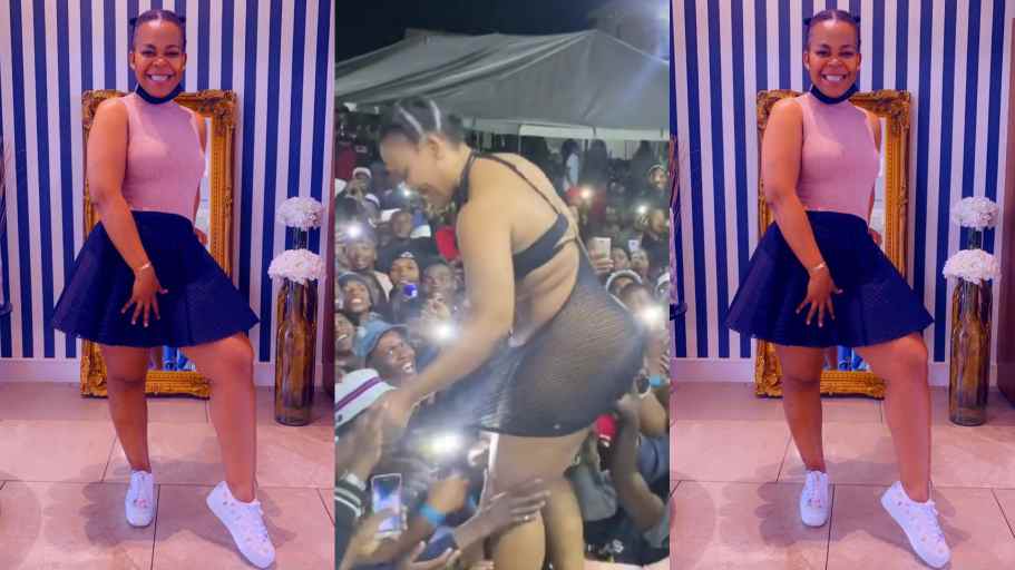 Fans Caresses Artiste Privαtє Part On Stage During Performance [Video]  