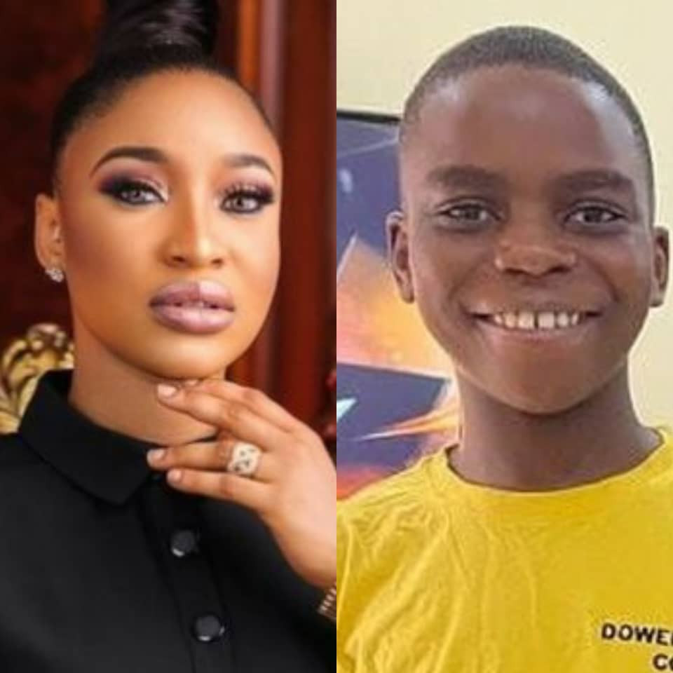 Tonto Dikeh Wants Sylvester Oromoni's 12th Birthday To Be Commemorated At Dowen College