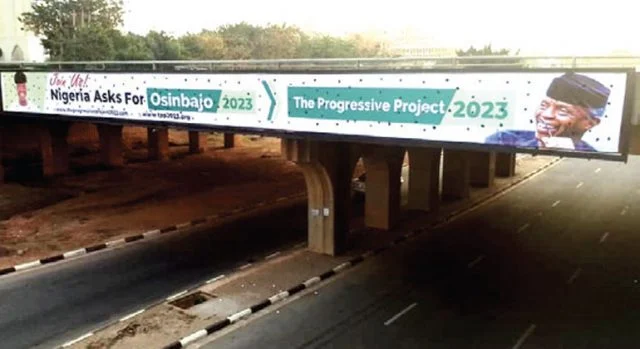Yemi Osinbajo's Presidential Campaign Billboard Surfaces in Abuja