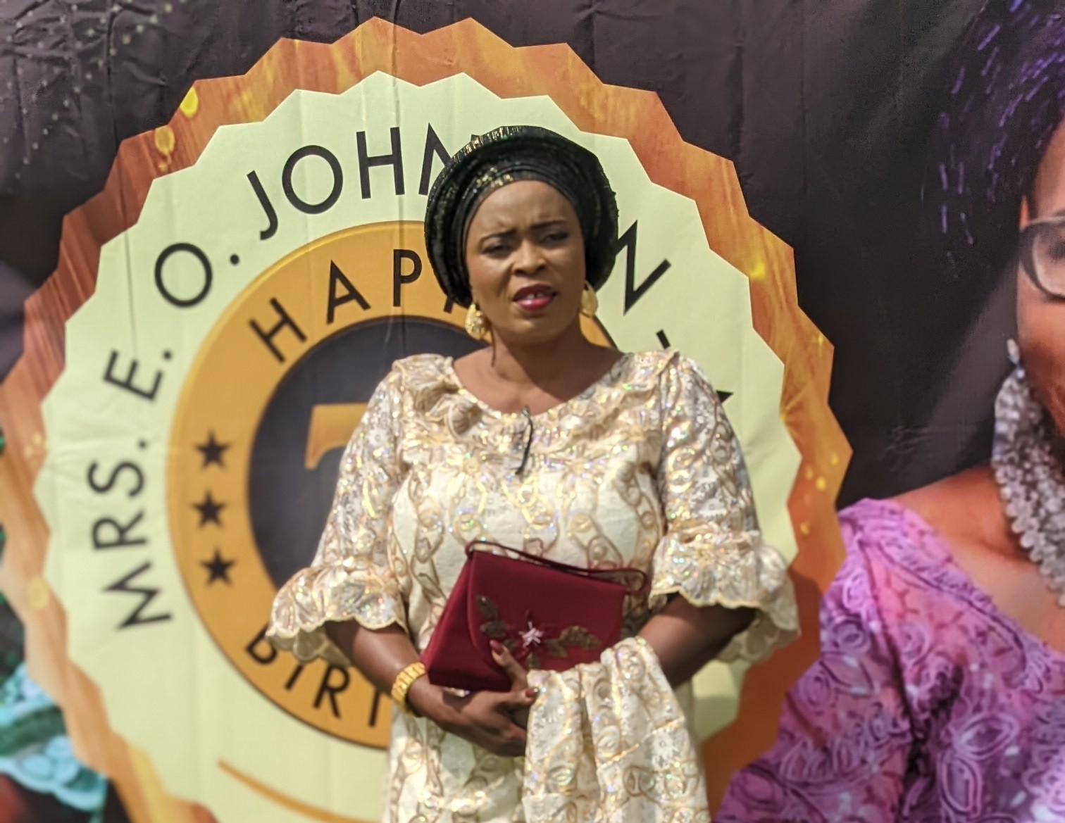 PhotoStory: Favour Benson Joins Bukola Agbaminoja, Others To Celebrate Their Mum On Her 75th Birthday