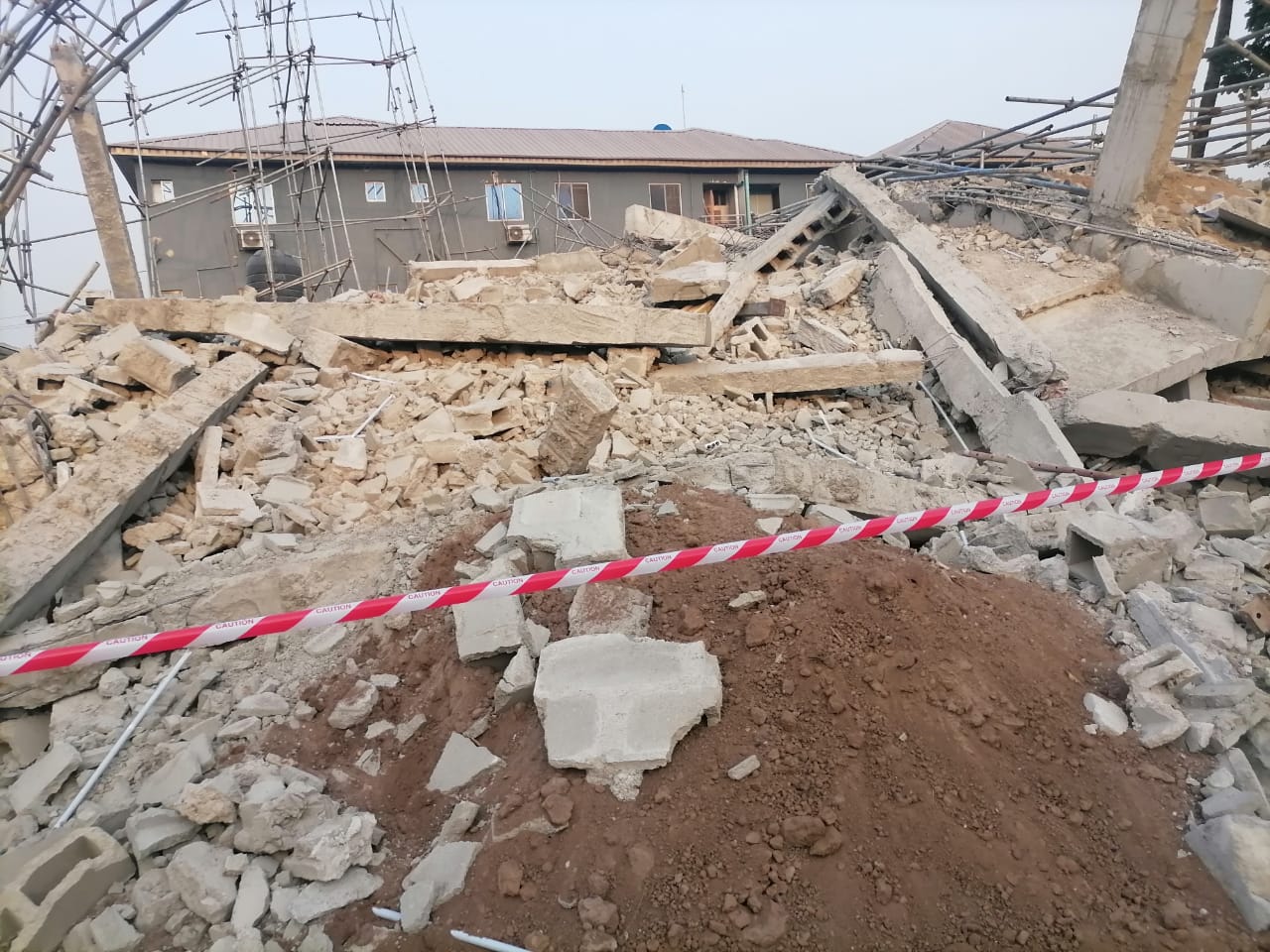 8-Story Structure Collapses At Banana Island Lagos