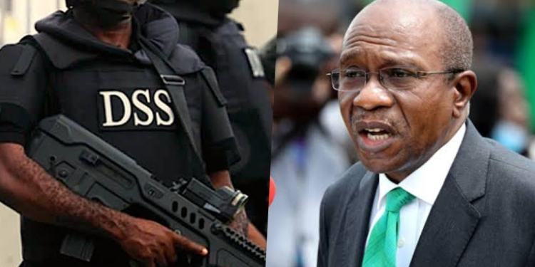 BREAKING: The DSS rearrests Emefiele following a confrontation with prison guards