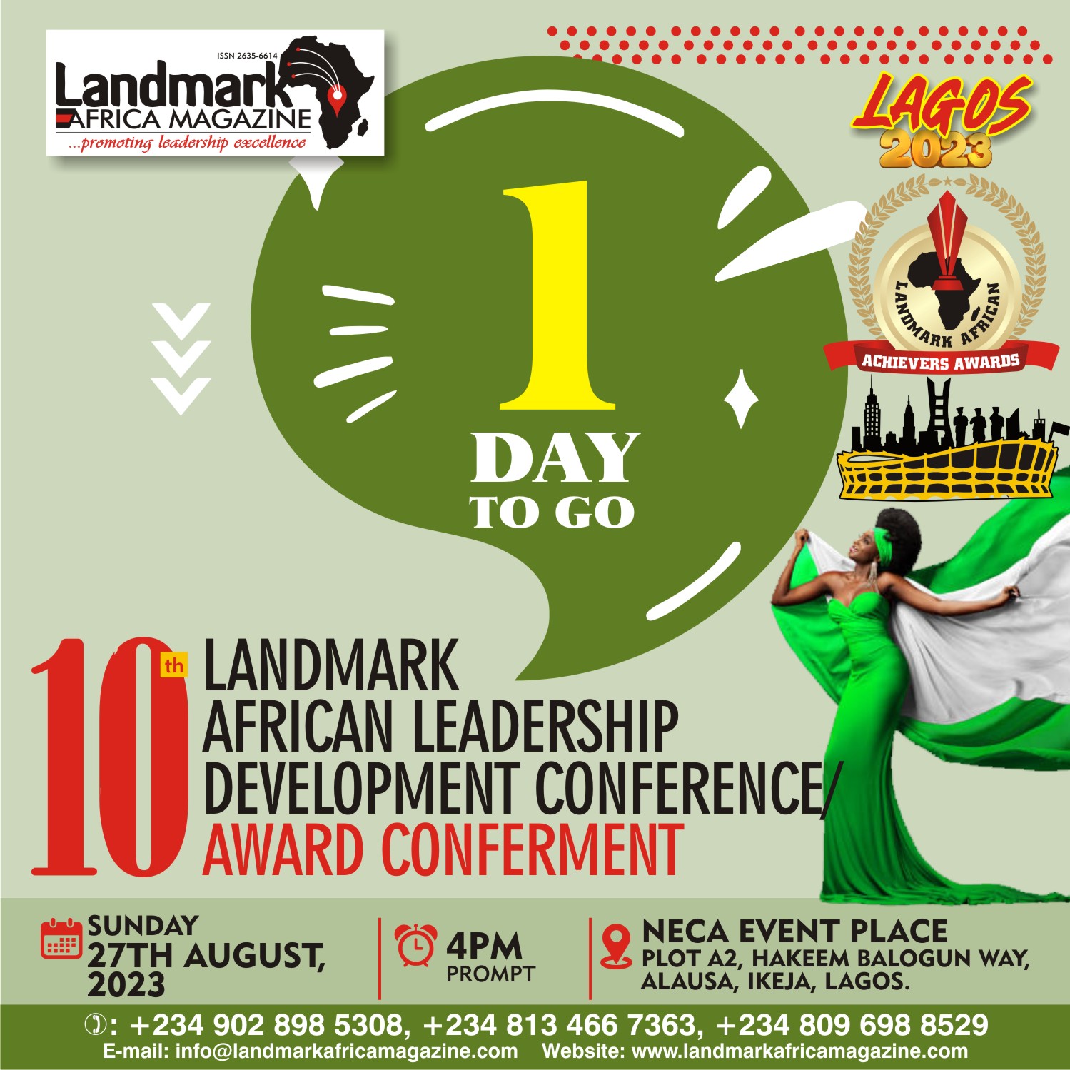 Landmark African Leadership Development Conference/Awards Conferment Set To Hosts Bldr. (Dr.) Abdulhakeem Odegade And Others