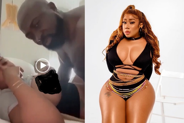 Moyo Lawal's leaked sex tape sets the internet ablaze; watch it here