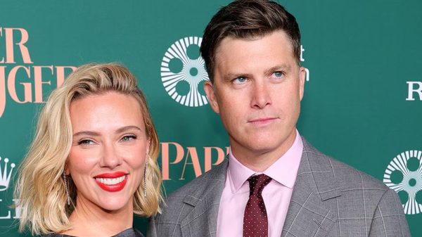 Scarlett Johansson and Colin Share Rare Red Carpet Moment in NYC