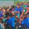 Warri Youths Tear Tinubu Shirts